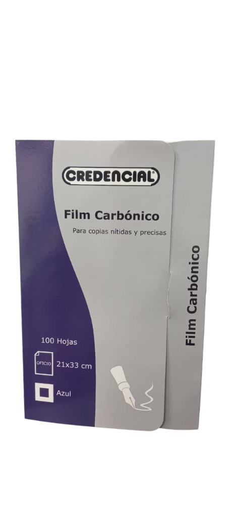 FILM CARBONICOS OF.AZUL x1u.CRECENCIAL